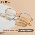 OQ BOGA 5 Styles Unisex Polygon Frame Anti Radiation Glasses Women Men Eye Protection Eyeglasses. 