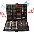 168PCS Paint Brush Set Children's Painting Stationery Watercolor Crayon Colored Pencil Art Supplies for Children's Gifts 168pcs Drawing Pen Art Set Kit Painting Sketching Color Pencils Crayon Oil Pastel Water Color Glue with Case for Children Kids. 