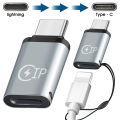 Lightning to Type-C Adapter - USB-C to iPhone Connector for iPhone 14/13 Pro XS. 