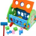 Montessori House toys Wooden Multifunctional Disassembly Smart House Children Shape Color Cognitive Matching Digital Educational Toys Baby Toys Learning toy nursery toy Brain Boosting toy  Nursery toy. 