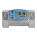 2in Turbine Flow Meter Electronic Digital Fuel Liquid Water Gas Oil Flowmeter for Industrial Automation. 
