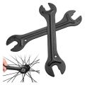 5 PCS Bicycle Cone Spanner Hub Wrench Caon Steel Axle Hub Cone Wrench 13/14/15/16mm Open End Pedal Spanner Repair Tool. 