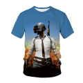 Playerunknowns battlegrounds T-shirt FPS game PUBG cartoons 3D printed girls boys unisex T-shirt casual fashion kids tees tops. 