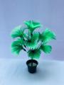 1pc Artificial Plants Green  Tree Pot Plants  For Home Decoration Craft Plant DecorativeArtificial  Green Flowers. 