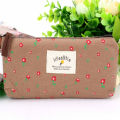 Zipper Bags for Pencil Students Pencil Case Striped Grid Pencil Bag Pouch Floral Flower Kids Primary Students Gift Pen Bags. 