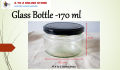 6 Pcs -Glass Jar Bottle – 170 ml. 