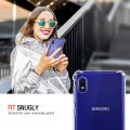 For Samsung Galaxy A10 / M10 Back Cover Shockproof Transparent Soft TPU Silicone Protector Phone Case with Shock Absorption Bumper Corners. 