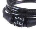 Cycling security 4 digit combination password bike bicycle cable chain lock. 