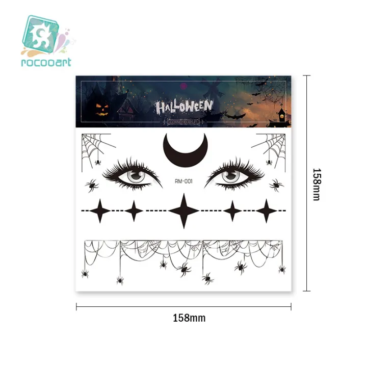 %E3%80%90Factory%20prices%E3%80%91New%20Halloween%20Face%20Sticker%20Tattoo%20Sticker%20Spider%20Scar%20Tattoo%20Sticker%20Party%20Makeup%20Sticker%20-%20Image%205