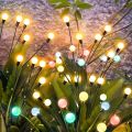 Outdoor Waterproof Led Garden Lawn Lamp/Solar Garden Lights-Firefly Lights /Swaying and Wind Dance Solar Lights /Waterproof Solar Outdoor Lights Decoration for Yard Patio Pathway. 