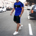 2022 New Summer Men's T-Shirt Suits Men's Comfortable Sportswear T-Shirt Shorts Suits Sportswear Suits Men's Oversized Clothes. 