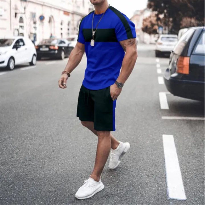 2022%20New%20Summer%20Men's%20T-Shirt%20Suits%20Men's%20Comfortable%20Sportswear%20T-Shirt%20Shorts%20Suits%20Sportswear%20Suits%20Men's%20Oversized%20Clothes%20-%20Image%202