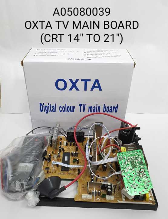 CRT TV MAIN BOARD MODEL : A05080039 | OXTA | SIZE APPLICABLE : 14" TO 21" | IKitchz AS0073