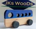 Wood Toy Bus. 