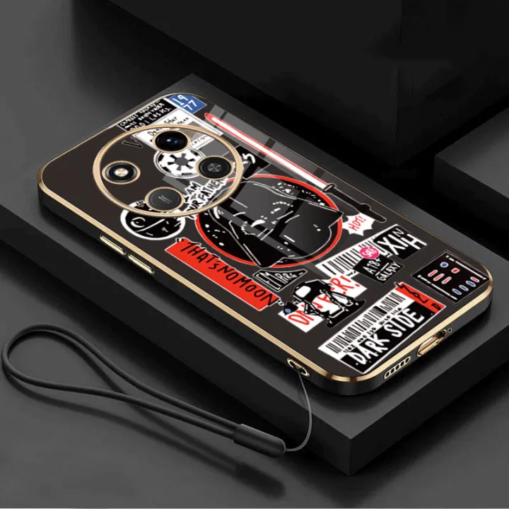 Honor%20X9C%205G%20X9C%20Luxury%20Star%20Wars%20Casing%20Square%20Edges%20Plating%20Back%20TPU%20Soft%20Case%20Cover%20-%20Image%202