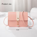 Women Crossbody Bag Contrast Girl Handbag 2023 new Simple Small Square Bag PU Leather Bag Versatile Shoulder Bag Trend. 