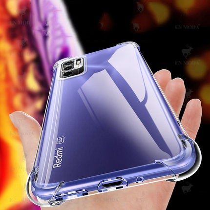 POCO M3 Back Cover Transparent Shock Proof Case Clear Reinforced Corners Bumper TPU Back Cover For MI Redmi Xiaomi POCO M3 Case