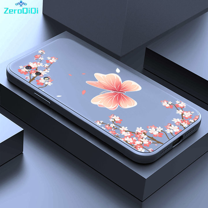 ZeroQiQi for Samsung Galaxy A02 M02 Back Cover Flowers