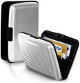 Secure Aluminum Hard Case ATM Credit Cards Wallet Assorted 6 Pack Visiting Card Holder For Men Women. 