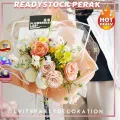 🇲🇾ReadyStock-1PCS 58x58cm Simple Korea Ins style Milan Wrapping Paper Flower Bouquet Wrapping Paper Waterproof. 