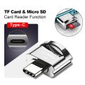 Mini TF Card Reader Micro-SD Card to Micro USB Type C OTG Adapter Memory Card to USB C High Speed For Macbook Xiaomi Samsung. 