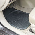 Universal Black Colour Front And Rear  Bucket Mats 5Pcs Full Carpet Set. 