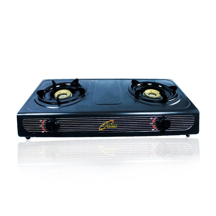 Double Burner Gas Cooker Non Stick - Latest Colorful Design