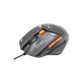 INDENA G-550-E WIRED RGB GAMING MOUSE - Wired RGB gaming mouse with adjustable DPI up to 3,200, 6 buttons, ergonomic design, and durable mechanical switches. 
