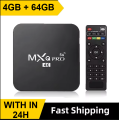 Android Smart 8GB 64GB TV Box MXQ-PRO, 4K Ultra HD Home Theater Media Player with HDR10, 3D Video Streaming, Pre-installed YouTube, Netflix, and More – High-Speed WiFi, Bluetooth, HDMI Support for Smooth Entertainment and Gaming. 