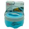 Decor Plastic Insulated Hot Box  -  2000Ml (Blue). 