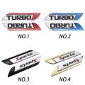 2pcs Sport VIP Turbo Metal Car Side Body Sticker Auto Rear Emblem Badge Decal. 