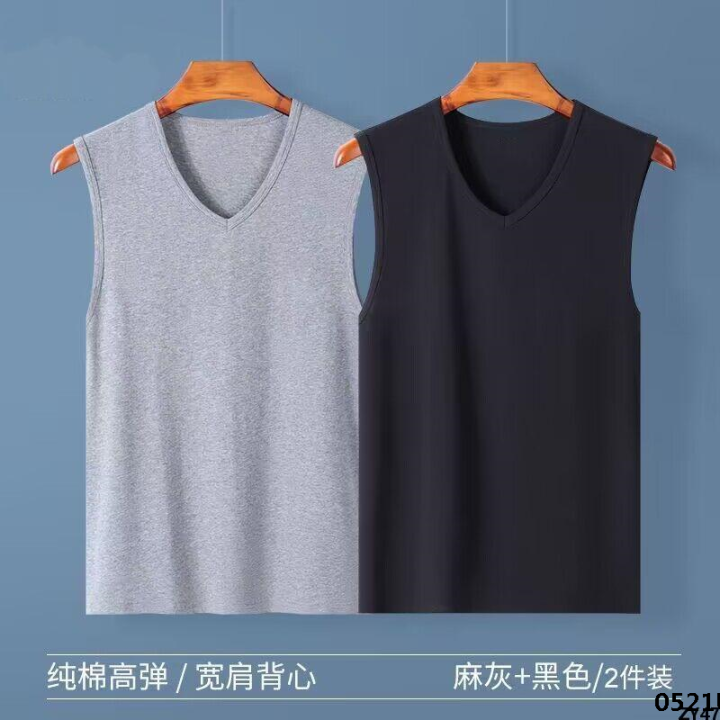 Cotton%20Collar%20Casual%20Sports%20Summer%20Vest%20Men's%20Undershirt%20Sleeveless%20Slim%20Fit%20Old%20Man%20v%20Cotton%20Thin%20Chicken%20Neck%20Shirt%20-%20Image%207