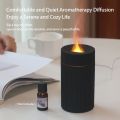 Portable Moisturize Water Sprayer Colorful Night Light Flame Humidifier Aroma Diffuser Atmosphere Light Timed Shutdown. 
