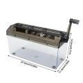 Paper Shredder Portable A4 Paper Shredders | Small Documents Papers Cutting Tool for Home Office Desktop Stationery Supplies. 