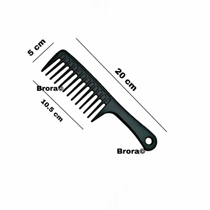 Wide%20Teeth%20Comb%20Black%20-%20Image%203