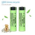 Newest 18650 High Quality 4.2V 2000mAh Battery Rechargeable Power High-capacity Lithium Battery with LED Flashlight. 