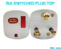15A Switched Plug Top -734697. 