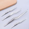 3 Sizes Kitchen Tweezer BBQ Food Tweezer Clip Mini Chief Tongs Stainless Steel Portable Picnic Meat Barbecue Cooking Tool. 