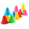 20Pcs/Lot Sport Football Soccer Rugby Training Cone Cylinder Outdoor Football Train Obstacles for Roller Skating Red. 