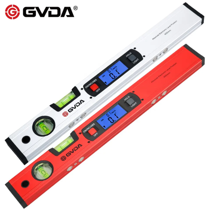 Grovel Meter 360 degree Magnetic Goniometer Angle Slope Meter Ruler Digital ...