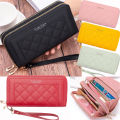 【LAZ Choice】Wallet Woman Double Zipper Long Wallet Fashion Classic Purse Lady Clutch Women's Multi-slot PU Leather Wallets Dompet Wanita 女式钱包 钱包 女錢包 手拿包. 