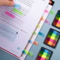 Sticky Note Flags,300 Pcs Total,Pack of 5 Color Tabs,Strip Tabs. 