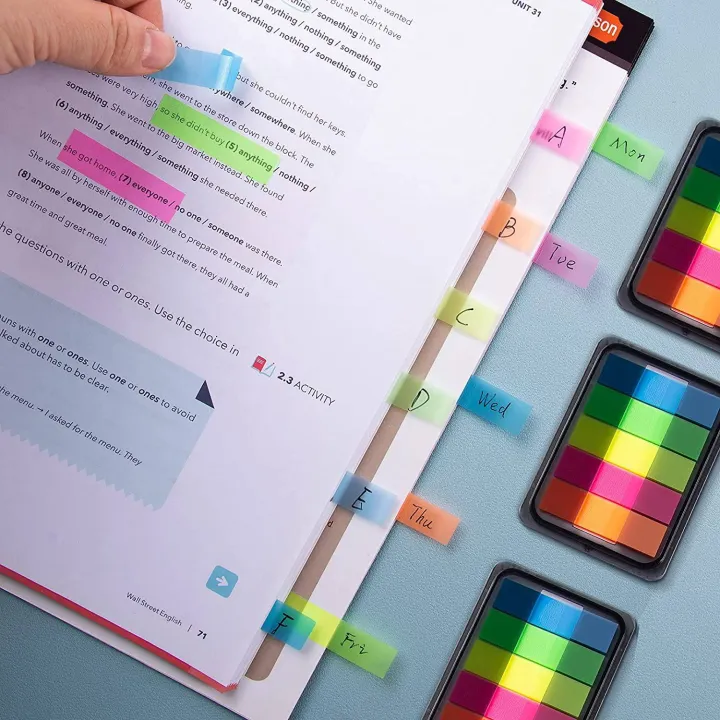 Sticky%20Note%20Flags,300%20Pcs%20Total,Pack%20of%205%20Color%20Tabs,Strip%20Tabs%20-%20Image%207