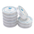 0.25-0.8mm Flat Wheel Fishing Line Clear Non-elastic Crystal Wire Beading Cord DIY Jewelry Making. 