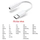 Type C To 3.5mm 3 5 Aux Adapter Headphone Jack Cable For Vivo V20 V21 S V23 V25 S7 S9 S10 S12 S15 X60 X70 X80 X90 Pro E X Fold. 