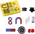 Kids Educational Magnet Set With Bar Ring U-shaped Magnets Science Experiment Kits Physics Labs for School. 