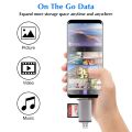 GOOJODOQ Card Reader Micro USB 2.0 Type C to SD Micro SD TF Adapter Accessories OTG Cardreader Smart Memory SD With Rope. 
