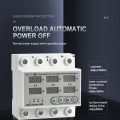 Three Phase Adjustable Over and Under Voltage Protector 3 Phase Automatic Recovery Protective Device Reset 63A 380V. 