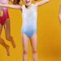 Girls Gymnastics Leotards Athletic Clothes Dance Leotards Tulle Splicing Sleeveless Ballet 6. 