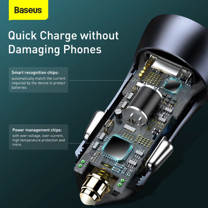Baseus%20U+U%2040W%20Golden%20Contactor%20Pro%20Dual%20Quick%20Charger%20Car%20Charger%20(With%20Baseus%20Simple%20wiring%20USB%20For%20Type-C%205A%201.0m)%20Dark%20Gray%206%20Months%20Warranty%20-%20Image%207